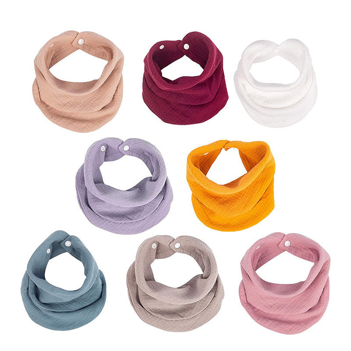 Harwelton™ Cotton Snood Neck Warmer – Snap-Button Fit, Many Colours