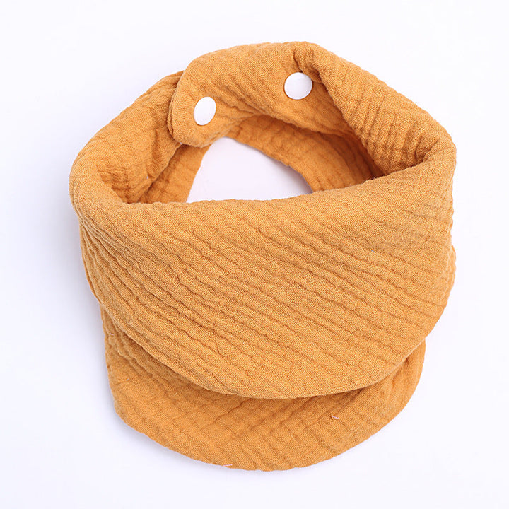 Harwelton™ Cotton Snood Neck Warmer – Snap-Button Fit, Many Colours