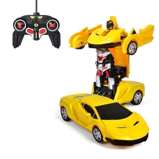 Transforming Robot Car with Remote Control, Lights and Sounds