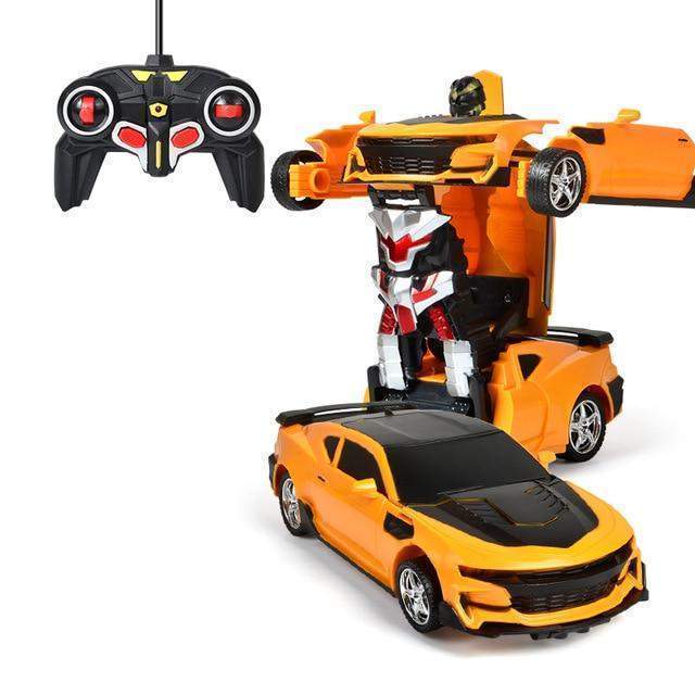Transforming Robot Car with Remote Control, Lights and Sounds