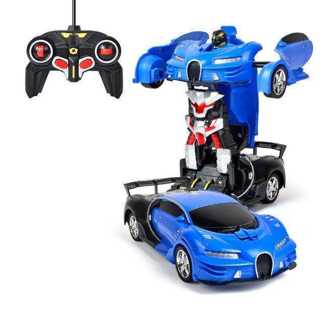 Transforming Robot Car with Remote Control, Lights and Sounds