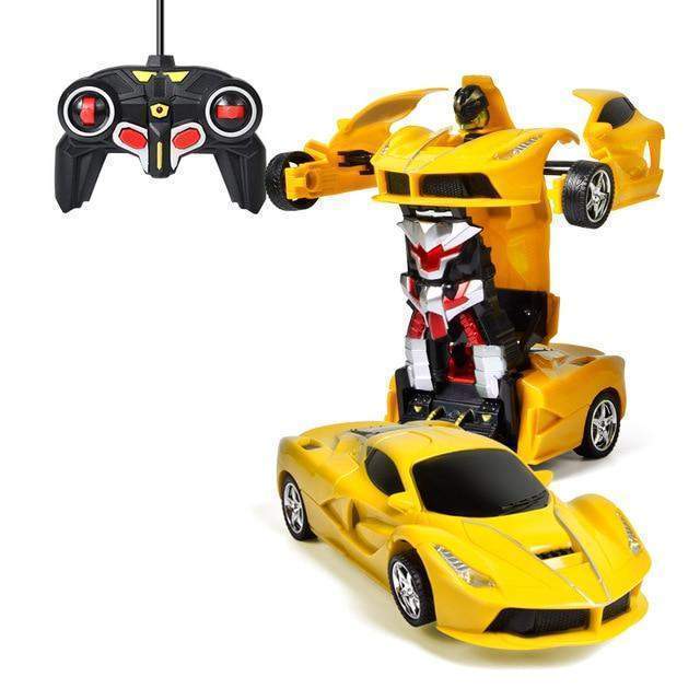 Transforming Robot Car with Remote Control, Lights and Sounds