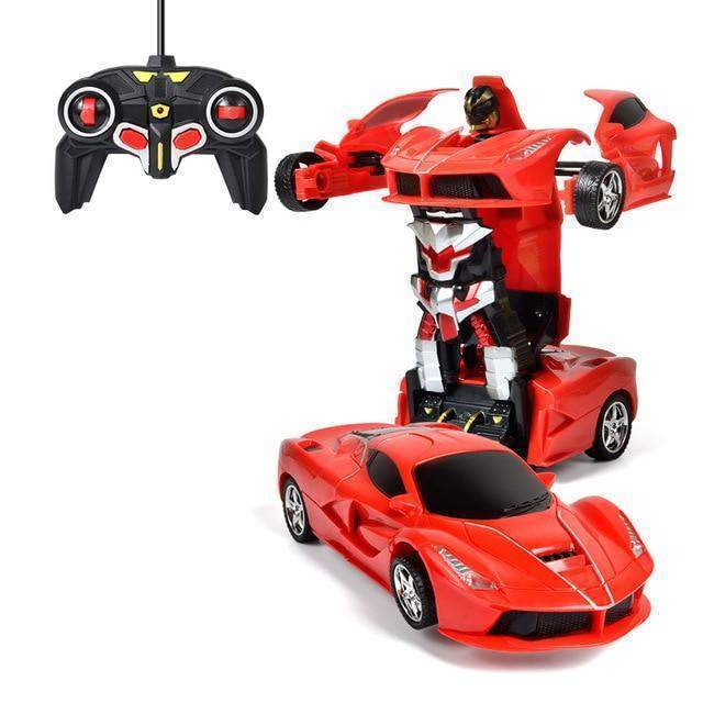 Transforming Robot Car with Remote Control, Lights and Sounds