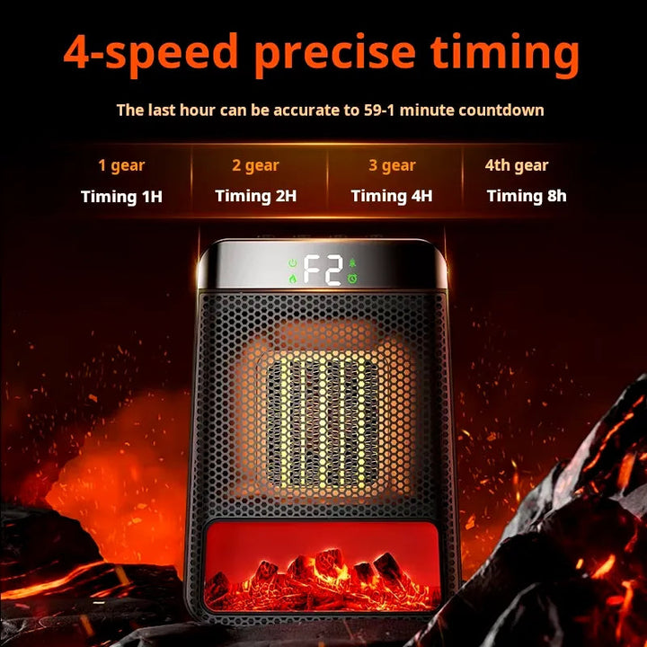 Plug-In Ceramic Wall Heater with Fast 3-Second Warmth – Harwelton