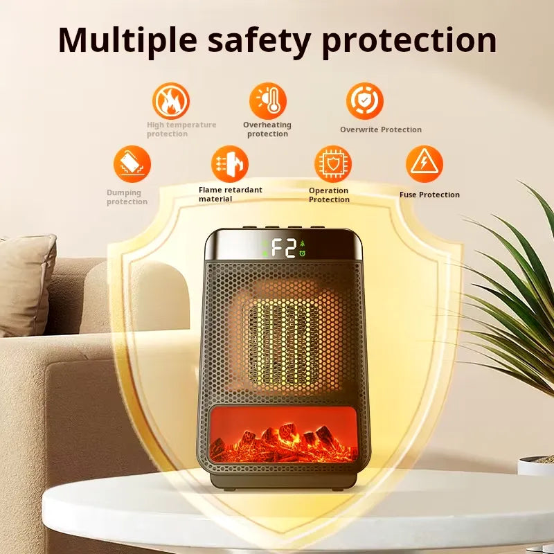 Plug-In Ceramic Wall Heater with Fast 3-Second Warmth – Harwelton