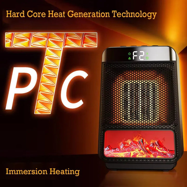 Plug-In Ceramic Wall Heater with Fast 3-Second Warmth – Harwelton