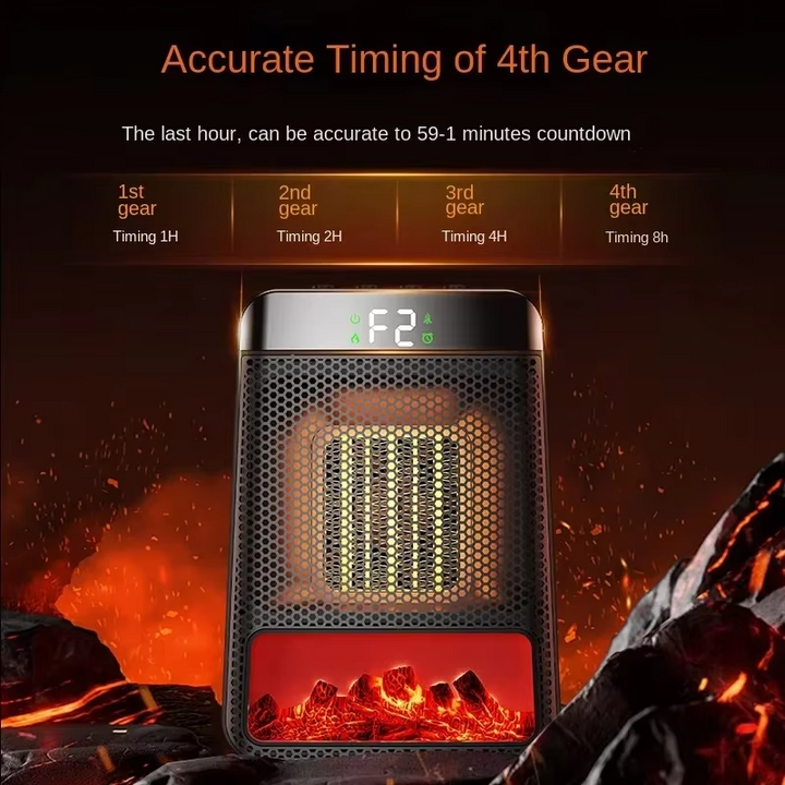 Plug-In Ceramic Wall Heater with Fast 3-Second Warmth – Harwelton