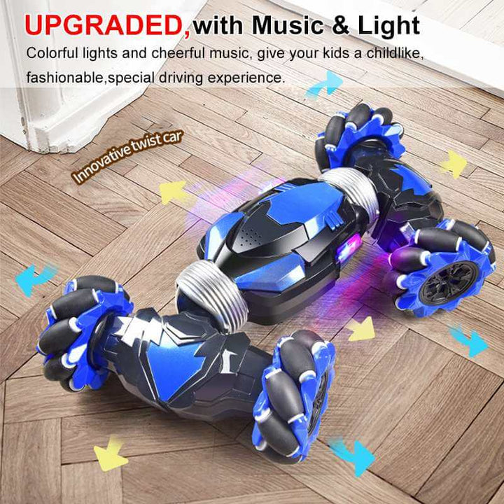 Gesture Control Stunt Car with Remote and Watch Controller