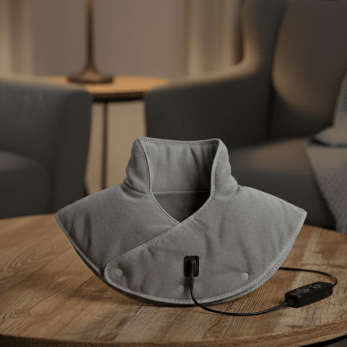 Harwelton™ Plush USB Neck Warmer with Vibration and 3 Heat Levels