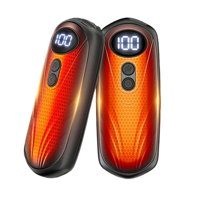 Harwelton™ Twin Rechargeable Hand Warmers with LED Heat Display