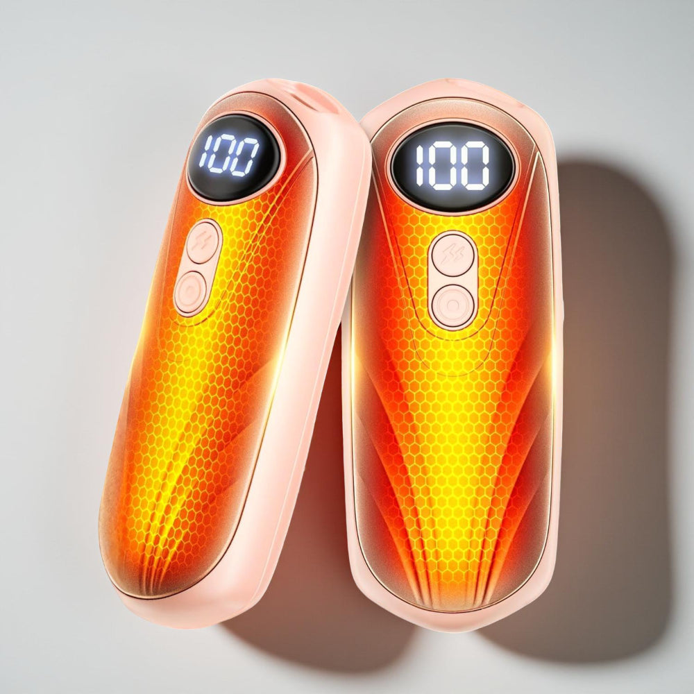 Harwelton™ Twin Rechargeable Hand Warmers with LED Heat Display
