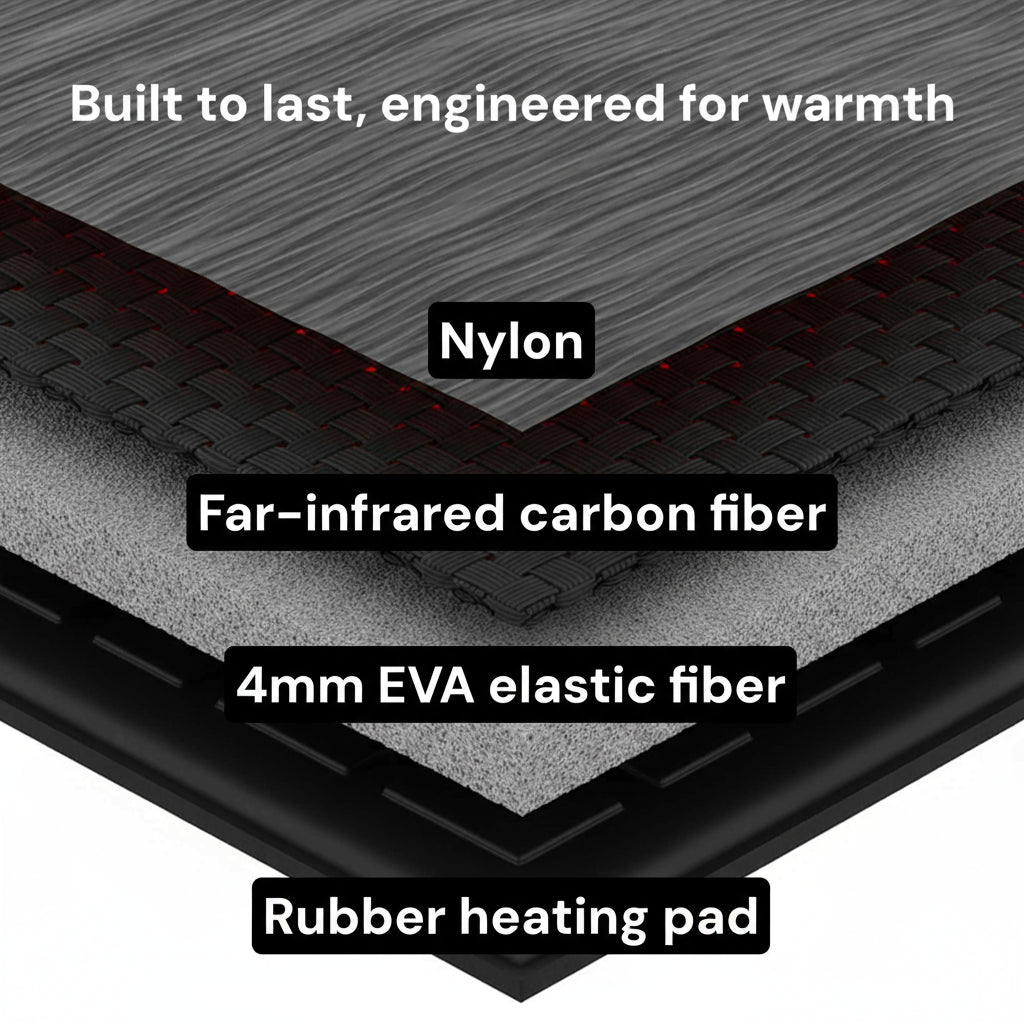 Harwelton™ USB Rechargeable Heated Insoles with Adjustable Heat