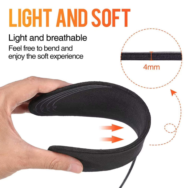 Harwelton™ USB Rechargeable Heated Insoles with Adjustable Heat
