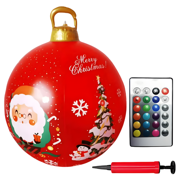 Outdoor PVC Christmas Decoration with colourful LED Lighting