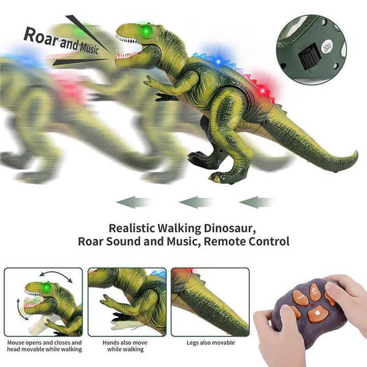 Remote Control T-Rex That Walks, Roars and Lights Up