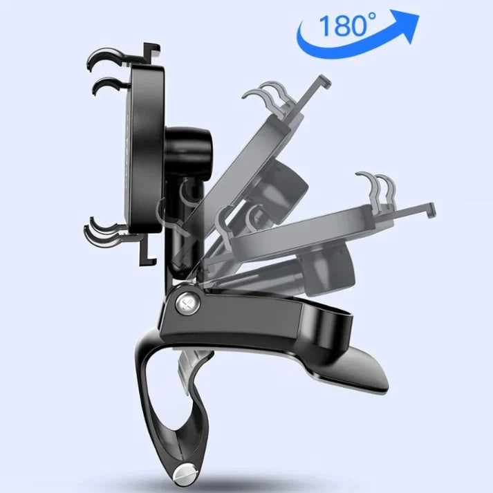 360° Rotating Car Phone Holder with Anti-Slip Grip