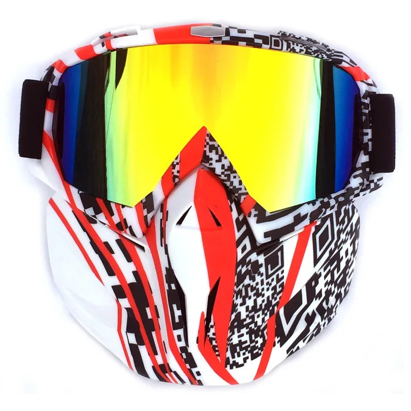 Full Face Snow Mask with Anti-Fog UV Goggles