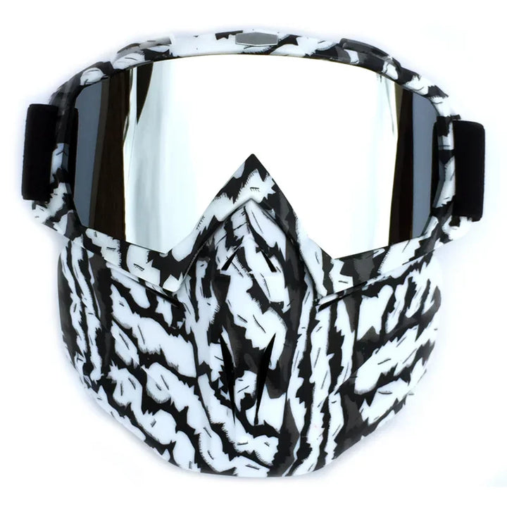Full Face Snow Mask with Anti-Fog UV Goggles