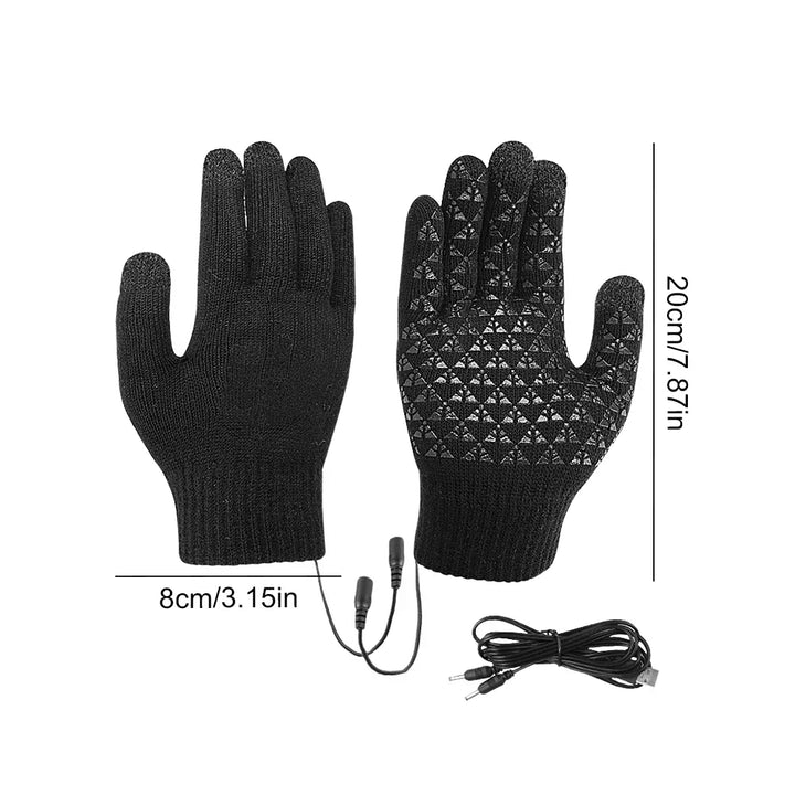 Harwelton™ USB Heated Gloves with Touchscreen Fingertips