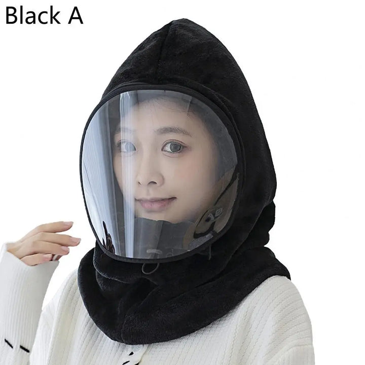Harwelton™ Plush Full Face Winter Hat with Built-In Neck Warmer
