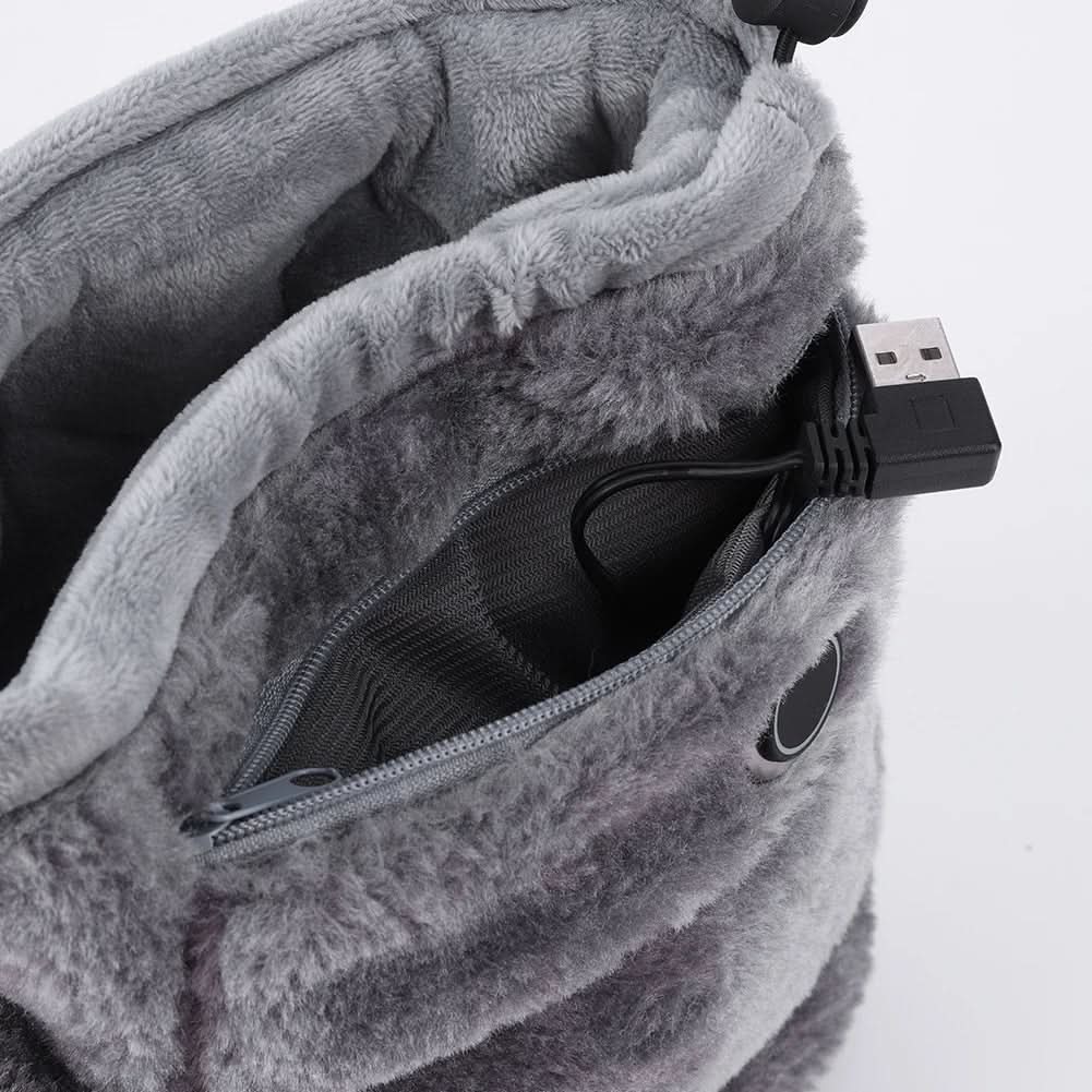 Harwelton™ USB Heated Slippers with Soft Plush for Toasty Feet