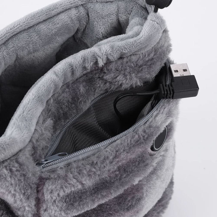 Harwelton™ USB Heated Slippers with Soft Plush for Toasty Feet