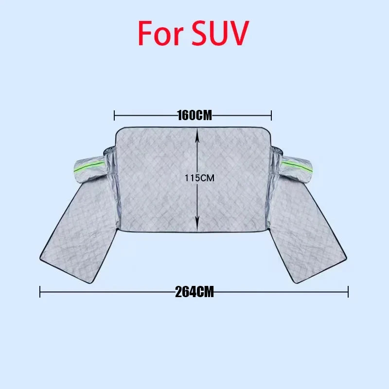 Harwelton™ Extra-Large Windscreen Cover with Mirror and Side Window Flaps