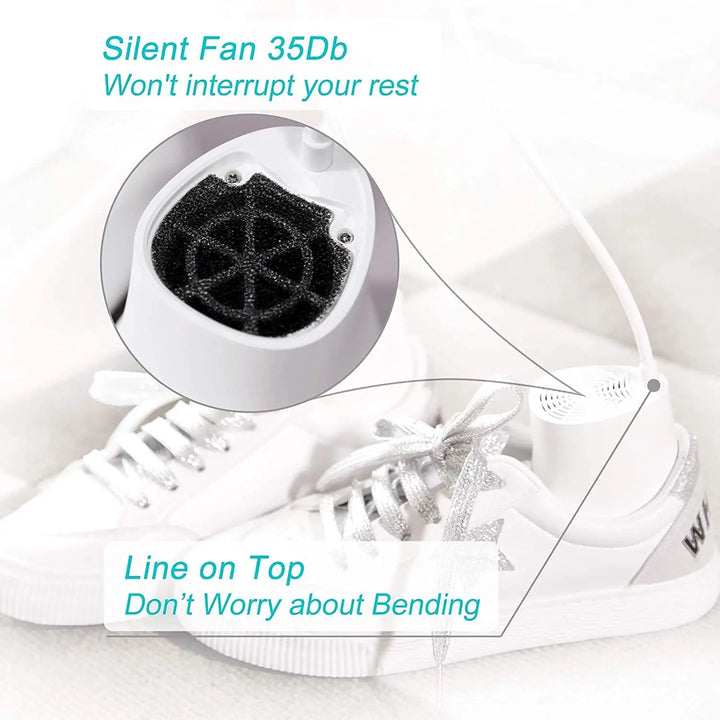 Harwelton™ Electric Shoe Dryer with Warm Air and Quiet Timer Function