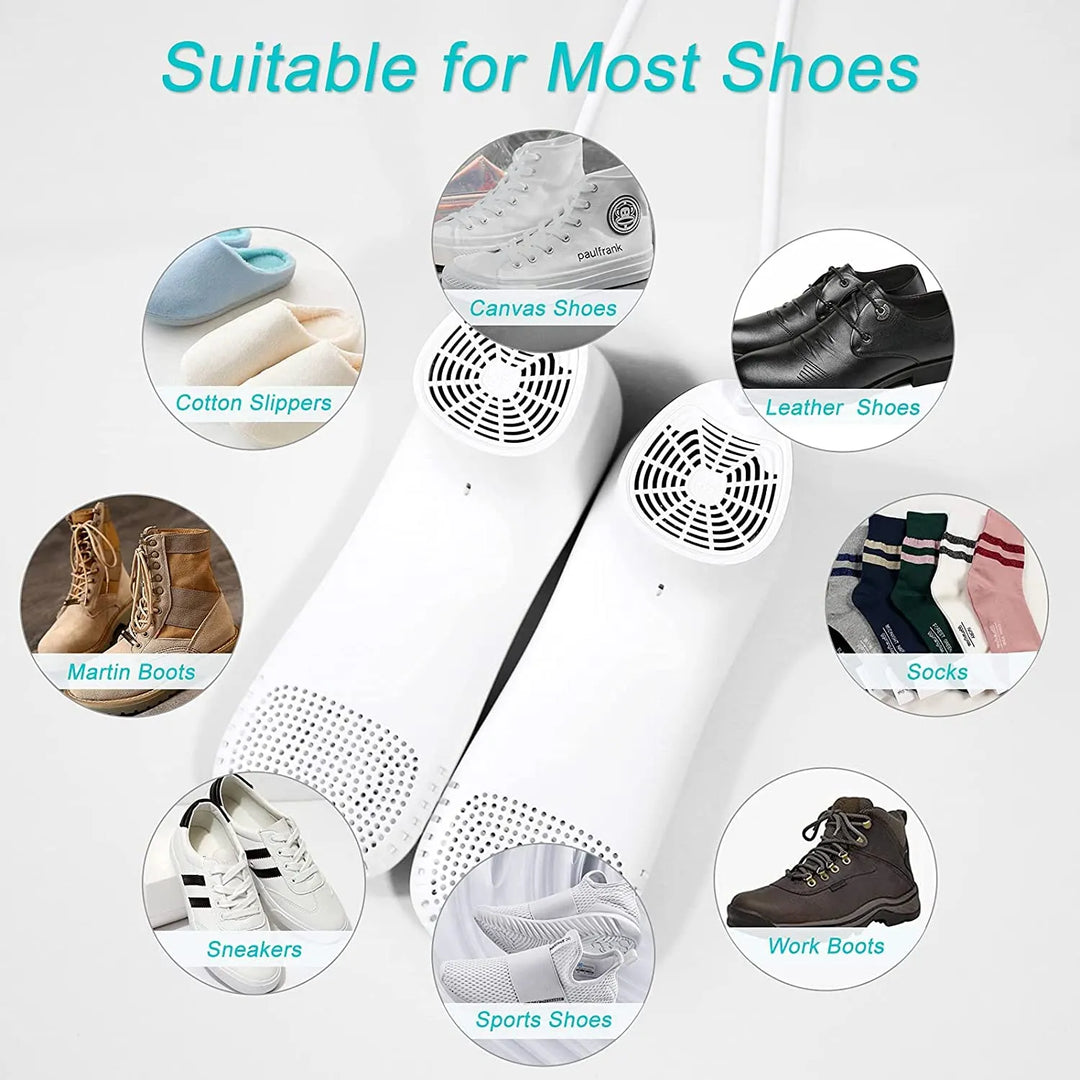 Harwelton™ Electric Shoe Dryer with Warm Air and Quiet Timer Function