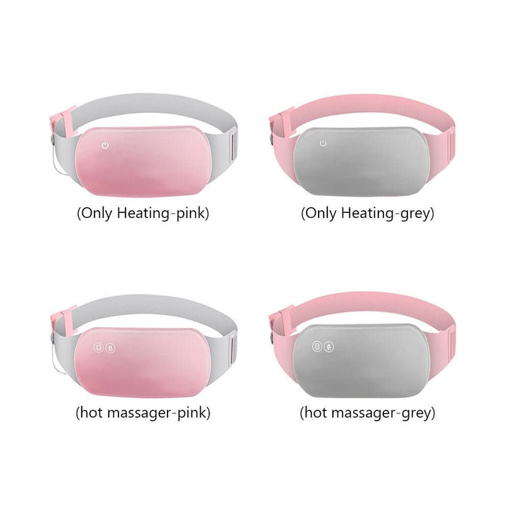 Harwelton™ Rechargeable Tummy Heat Pad with Vibration &amp; 3 Heat Levels