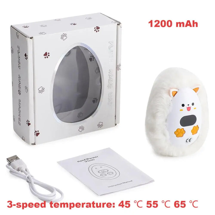 Harwelton™ Rechargeable Fox Hand Warmer with 3 Heat Levels