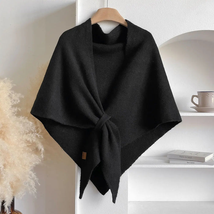 Harwelton™ Women's Soft Knit Shawl Wrap – Light, Cosy Cape Layer