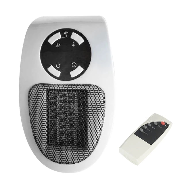 Harwelton™ Plug-In Mini Heater with LED Display and Remote