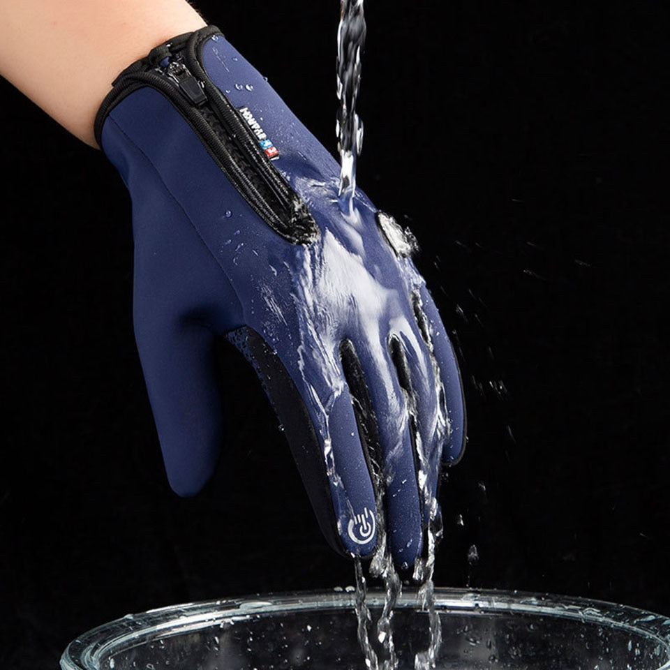 Waterproof Thermal Gloves with Touchscreen Fingertips