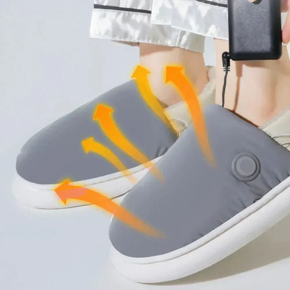 Harwelton™ Electric Heated Slippers with 3 Heat Settings