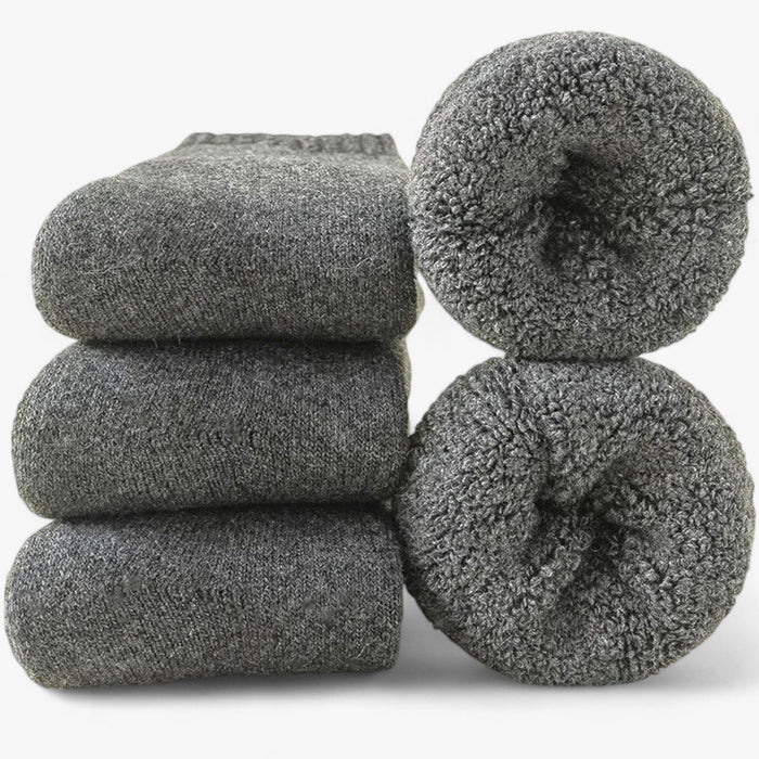 Harwelton™ Wool and Cashmere Thermal Socks 3-Pack with Fleece Loop