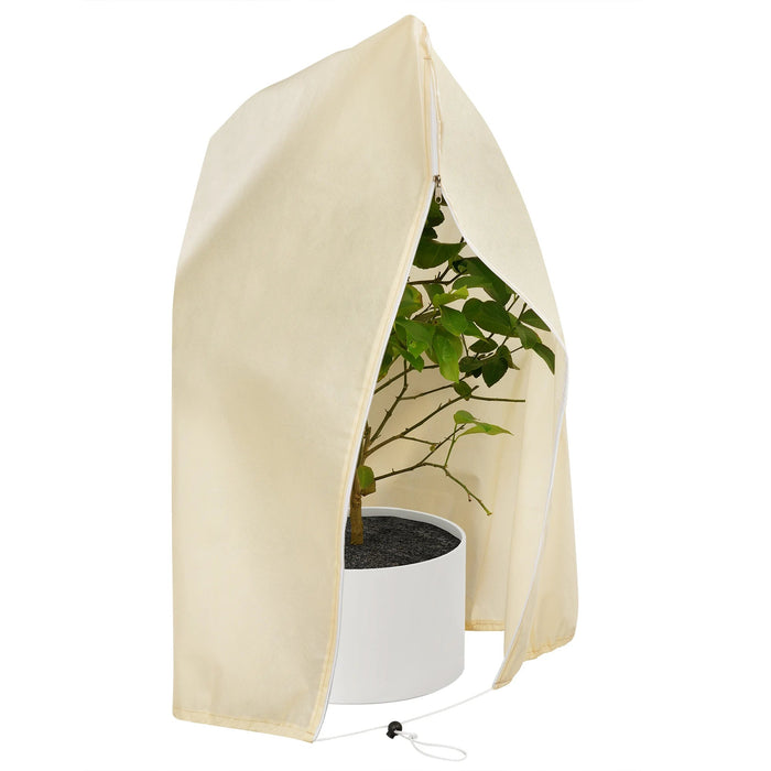 Harwelton™ Breathable Plant Frost Cover with Zip and Drawstring