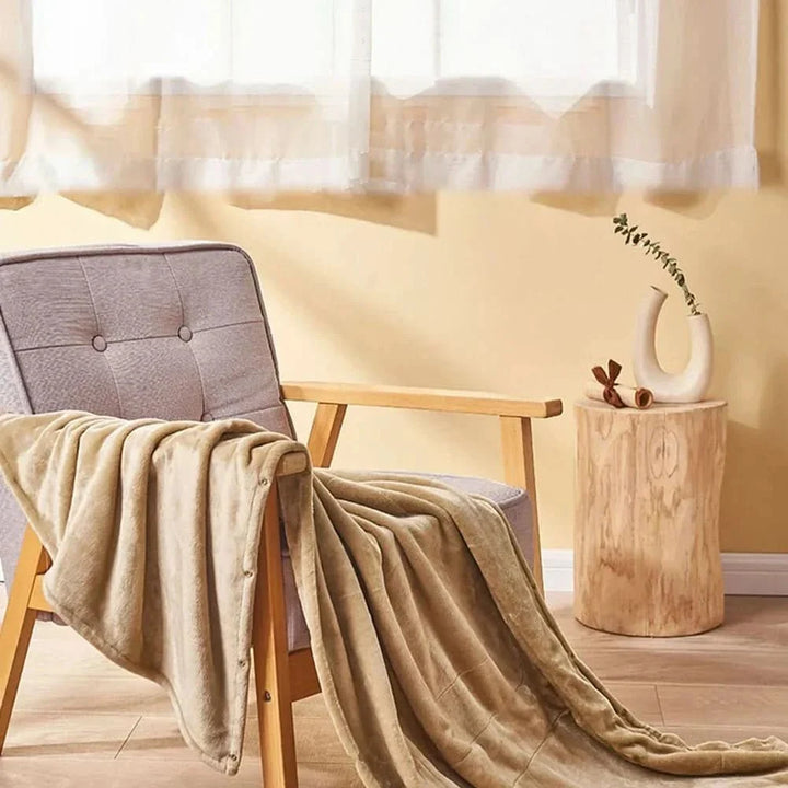 Harwelton™ Compact USB Heated Throw for Sofa, Desk and Car