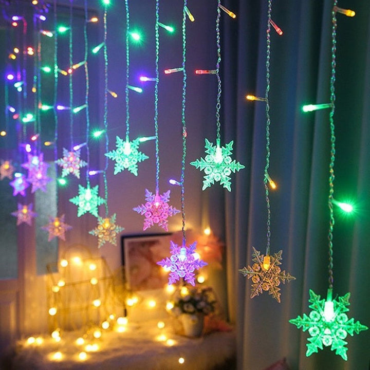 Harwelton™ LED Snowflake Fairy Lights for Trees and Windows