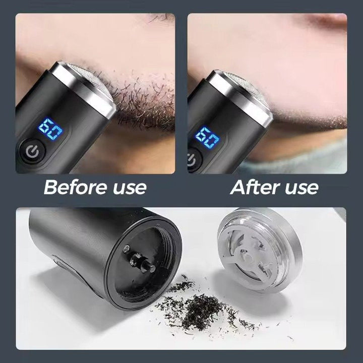 Harwelton™ Mini Electric Shaver with LED Display and Wet &amp; Dry Use