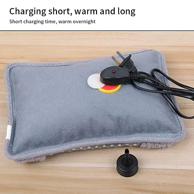 Harwelton™ Rechargeable Electric Hot Water Bottle with Hand Pocket