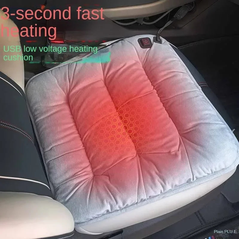 Harwelton™ Heated Seat Cushion with 3 Heat Levels and Graphene Warmth