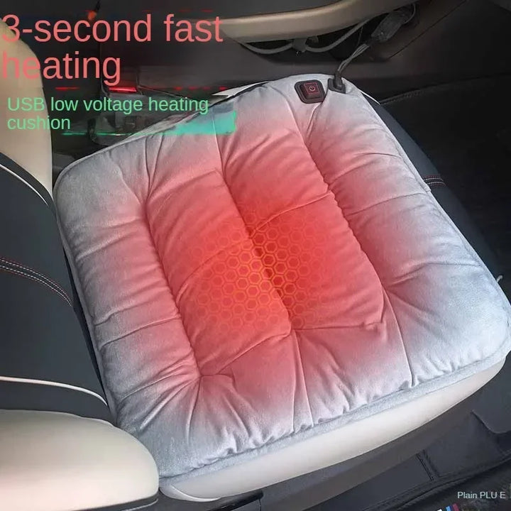 Harwelton™ Heated Seat Cushion with 3 Heat Levels and Graphene Warmth