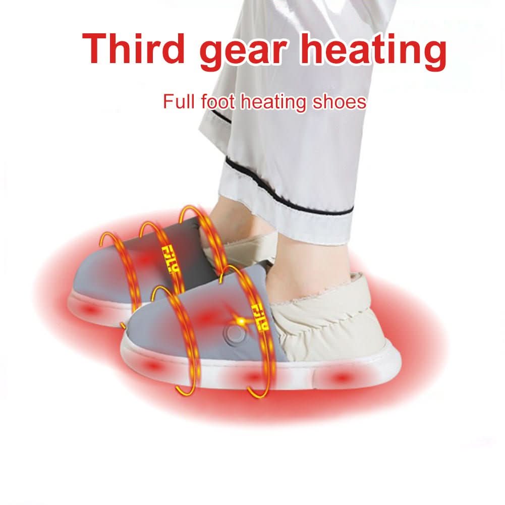 Harwelton™ Electric Heated Slippers with 3 Heat Settings
