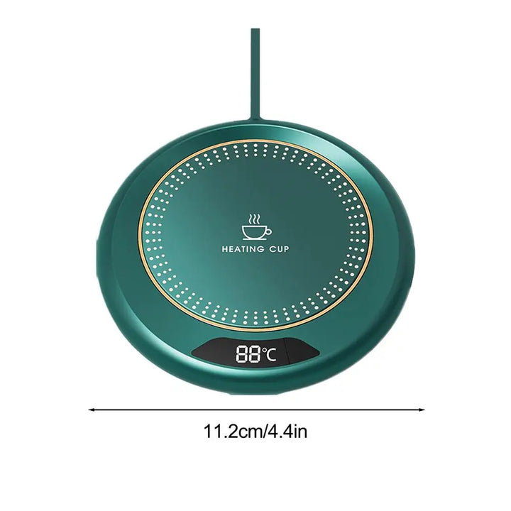 Mug Warmer Coaster with Three Heat Settings up to 75°C