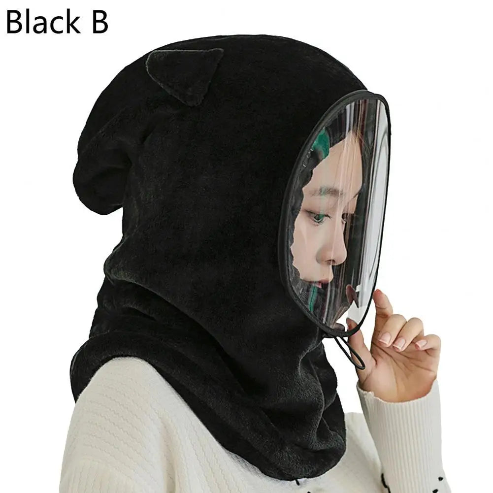 Harwelton™ Plush Full Face Winter Hat with Built-In Neck Warmer