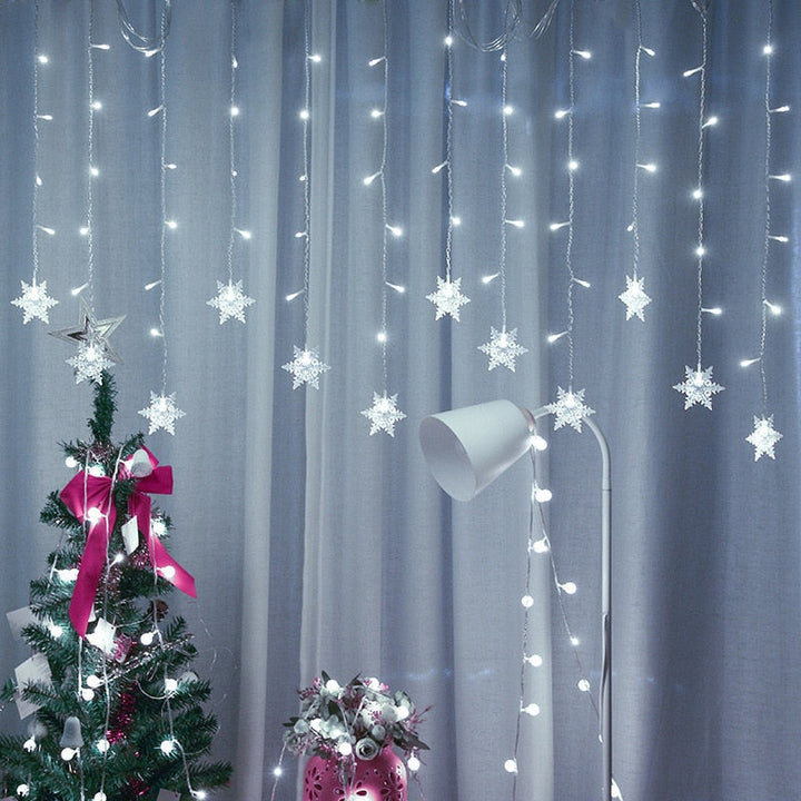 Harwelton™ LED Snowflake Fairy Lights for Trees and Windows