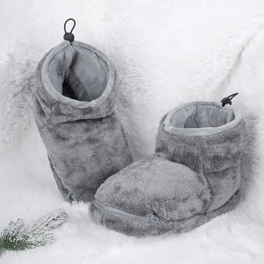 Harwelton™ USB Heated Slippers with Soft Plush for Toasty Feet