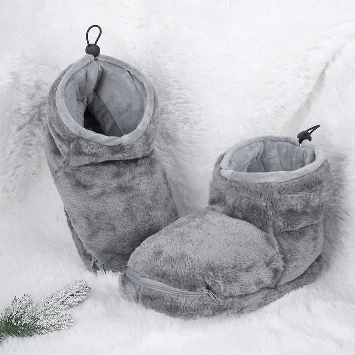 Harwelton™ USB Heated Slippers with Soft Plush for Toasty Feet