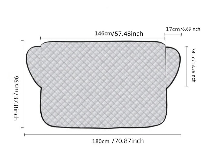 Harwelton™ Windproof Windscreen Snow Cover with Magnetic Edges